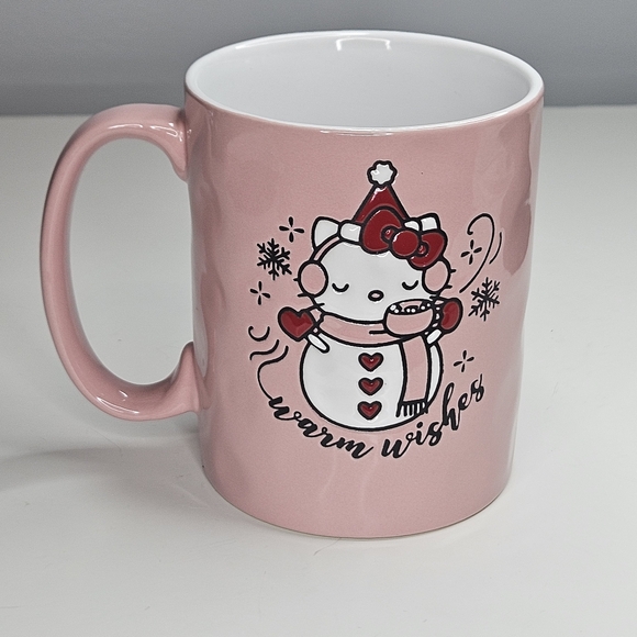 Sanrio Hello Kitty Christmas  Winter Warm Wishes Pink Mug - Picture 5 of 12